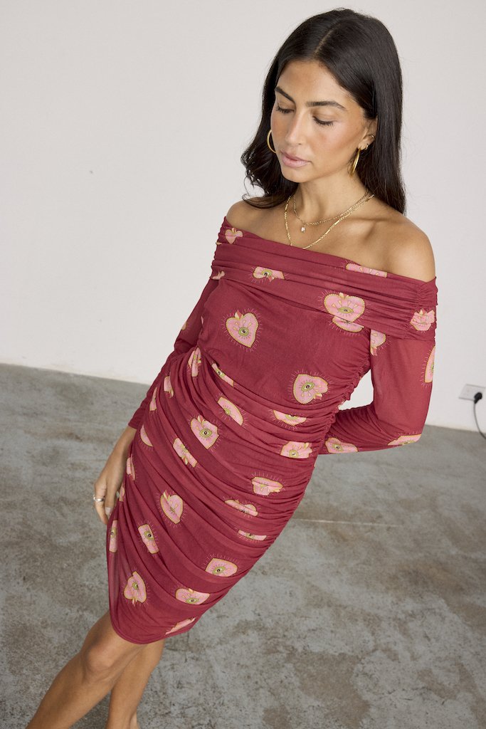 Never Fully Dressed HEART MINI DIAZ DRESS