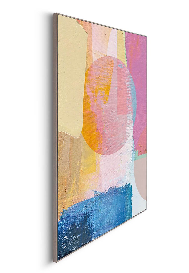 Orange Wallz COLOURFUL MODERN ABSTRACT