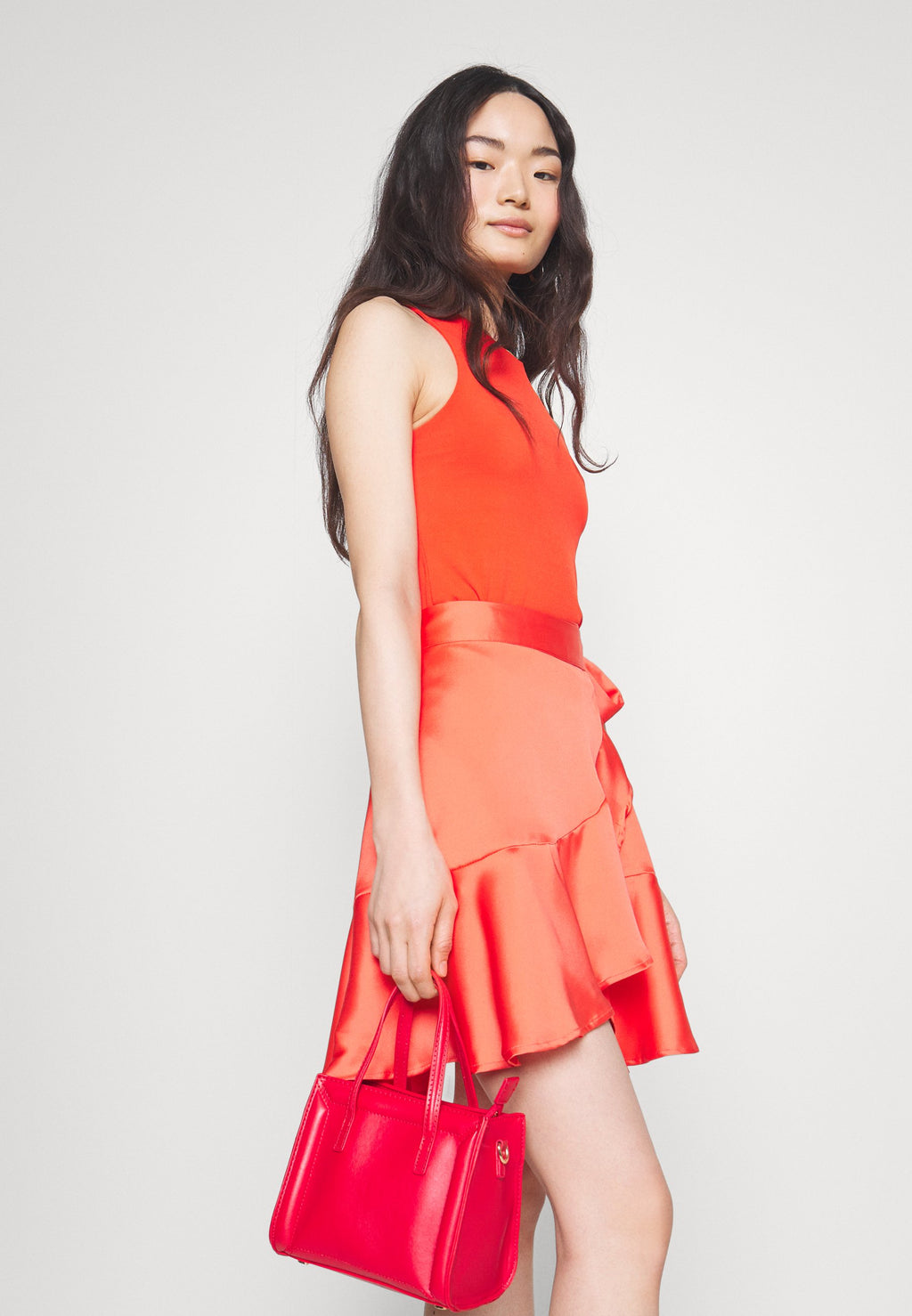 Object Petite OBJSATEEN MINI SKIRT