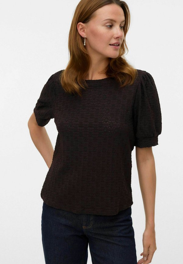 Vero Moda VMFLOWER - Top - chocolate torte