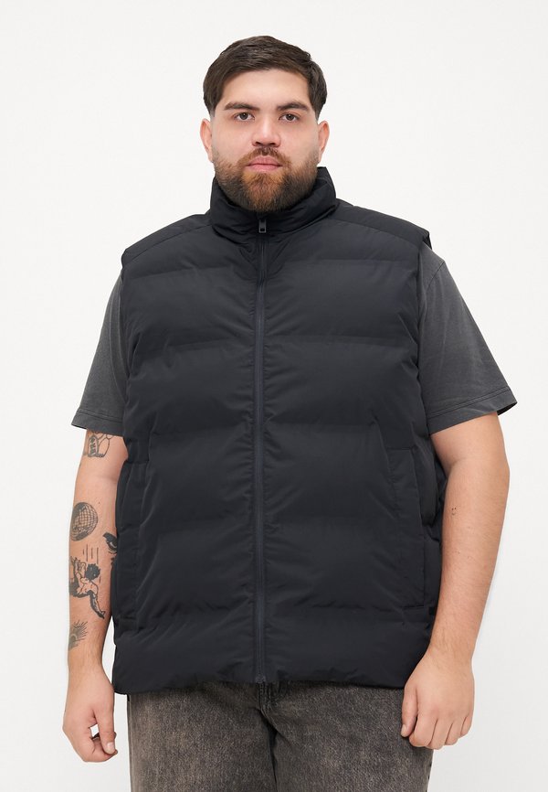Jack & Jones JJESOHO BODYWARMER COLLAR - Waistcoat - black