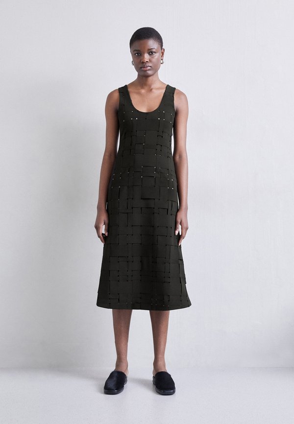 A.W.A.K.E. MODE WEAVED FITTED TANK DRESS