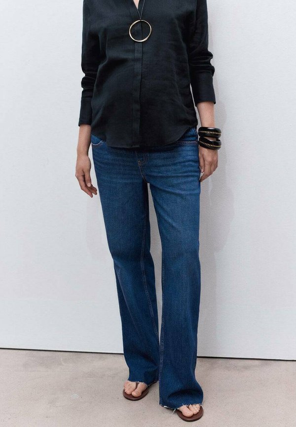 Mango Straight leg jeans - dark blue
