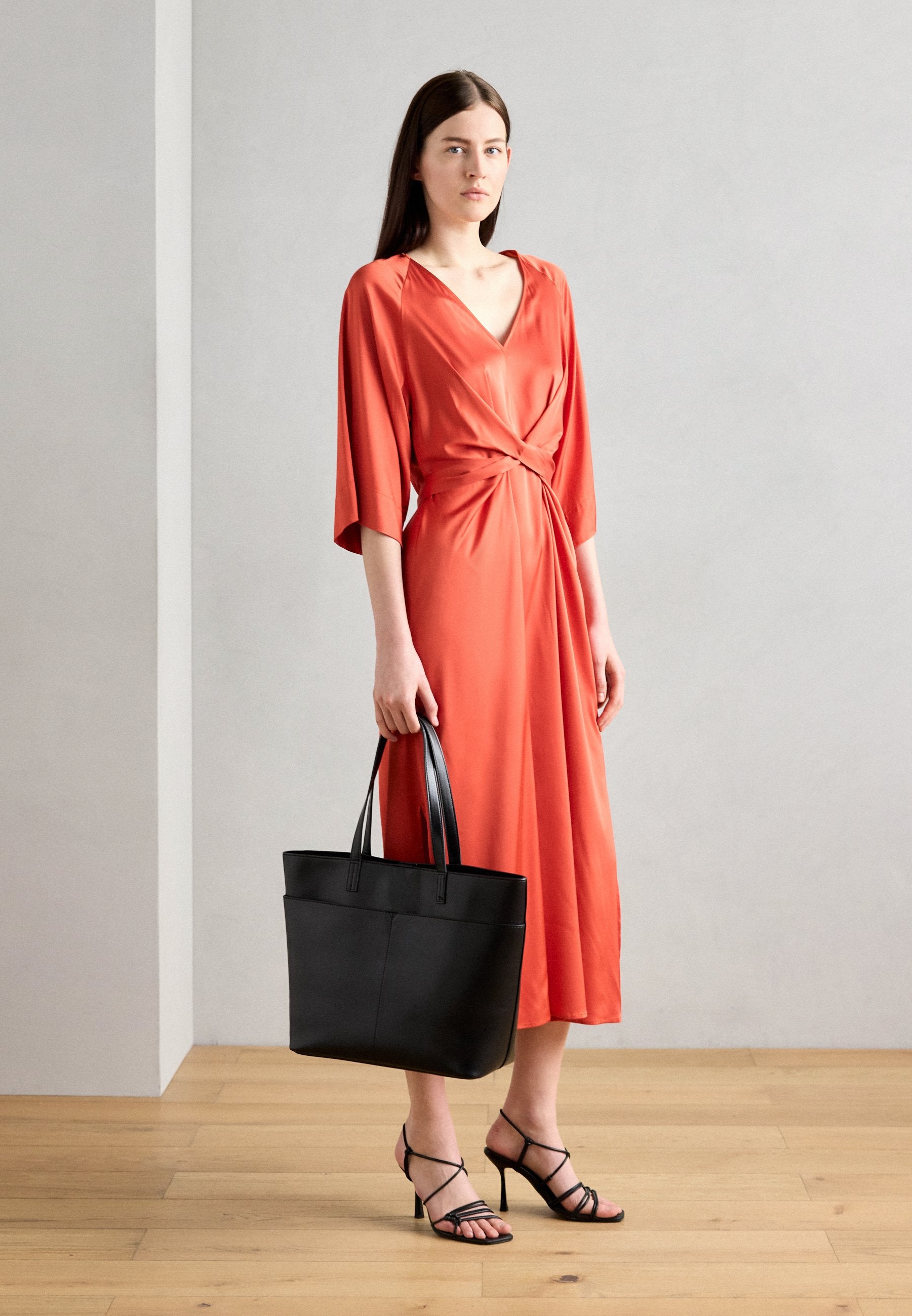 Marc O'Polo DRESS  WRAP STYLE MEDIUM LENGTH RAGLAN SLEEVES