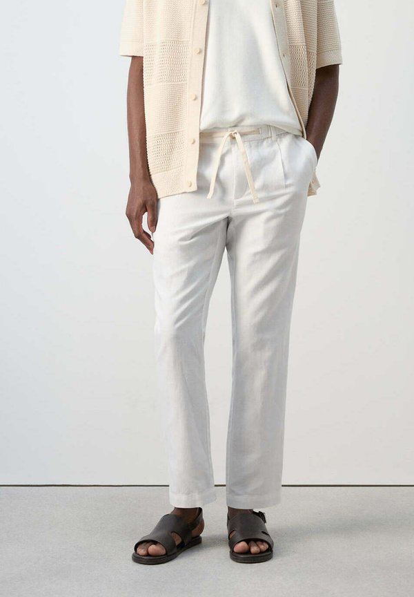 Mango ADULT - Trousers - off-white