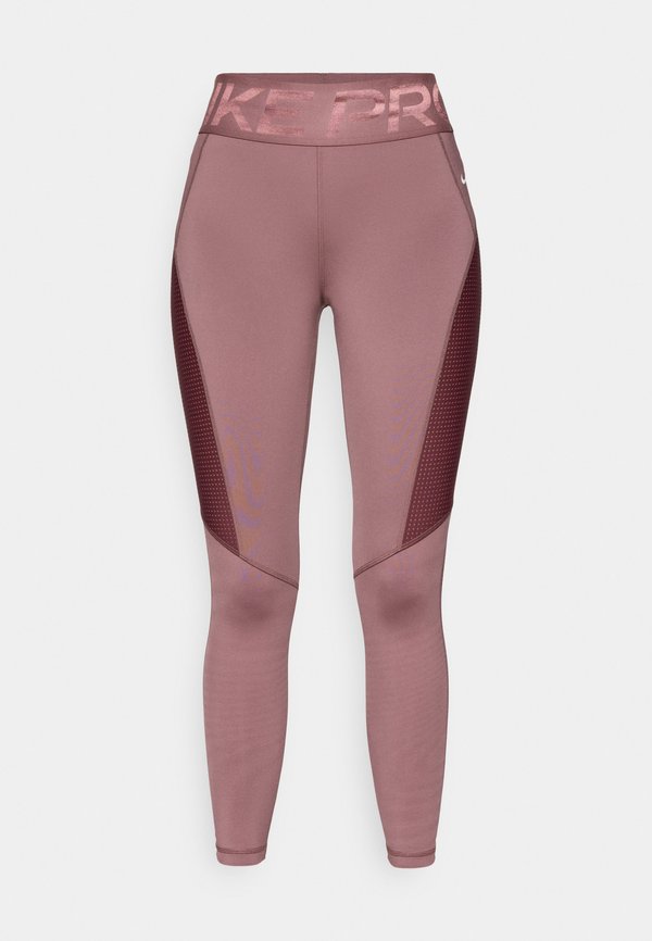 Nike Performance SCULPT TIGHT - Leggings - tattoo/burgundy crush/white