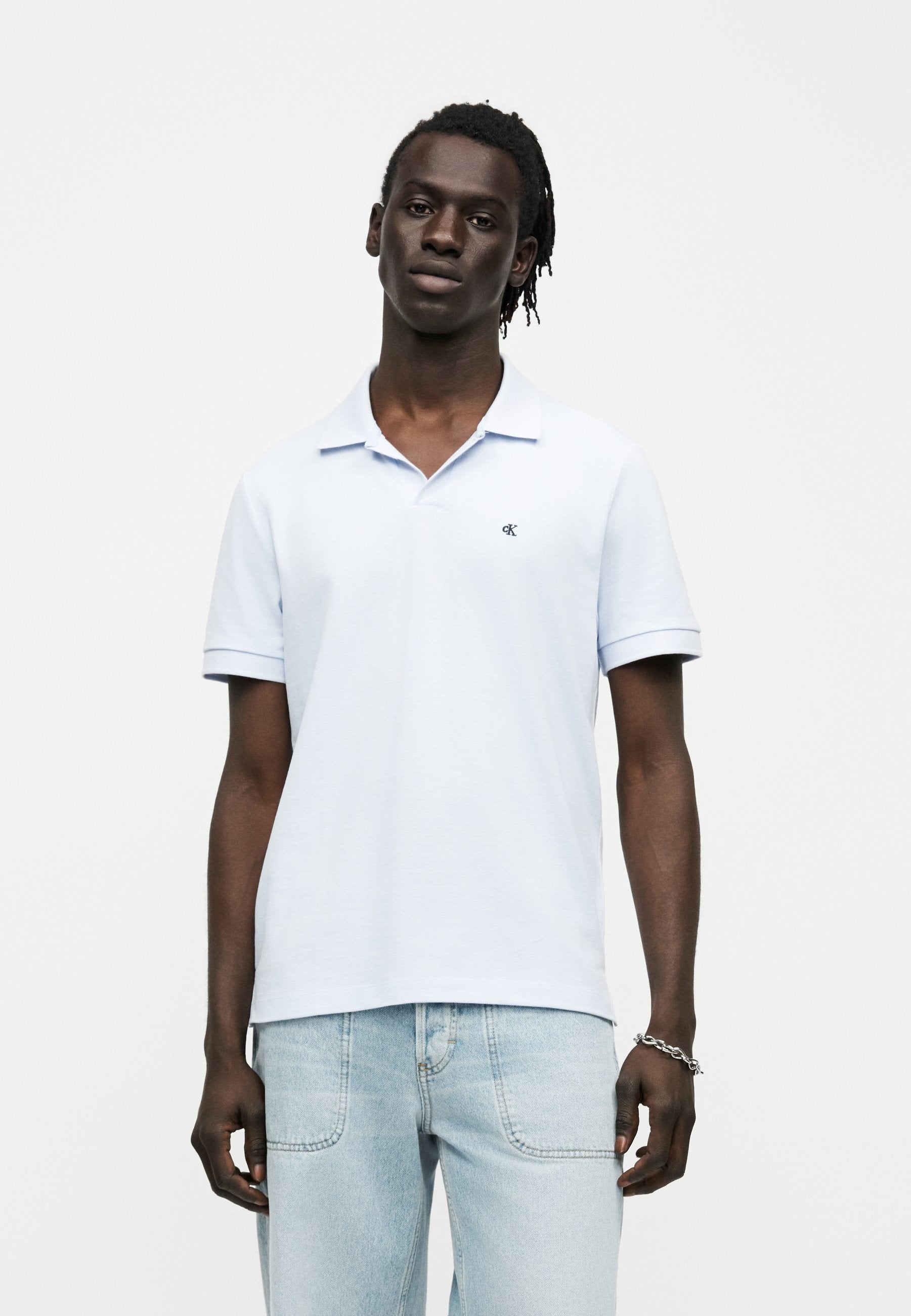 Calvin Klein Jeans OPEN COLLAR CASUAL