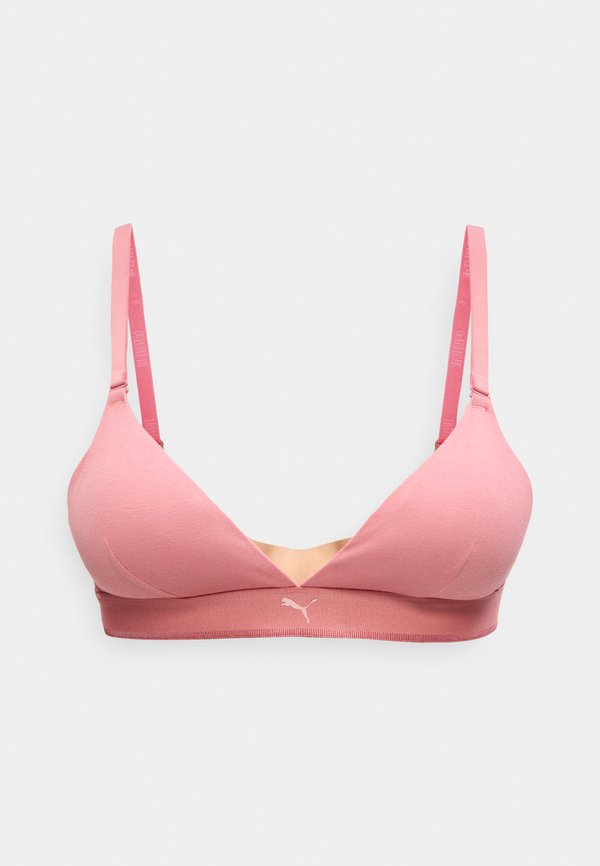 Puma WOMEN TRIANGLE BRALETTE - Triangle bra - dusty pink