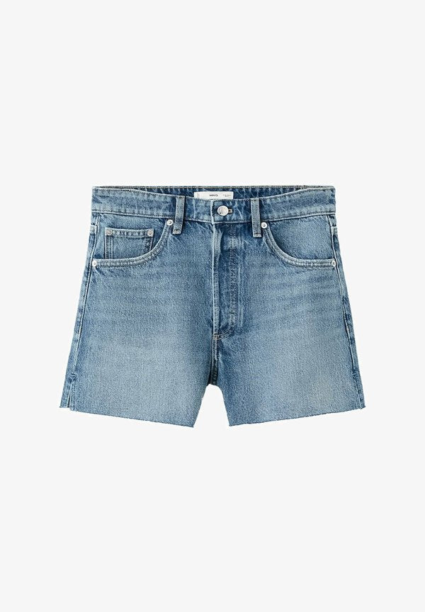 Mango ADULT - Denim shorts - blue