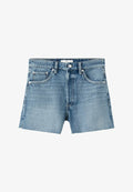 Mango ADULT - Denim shorts - blue