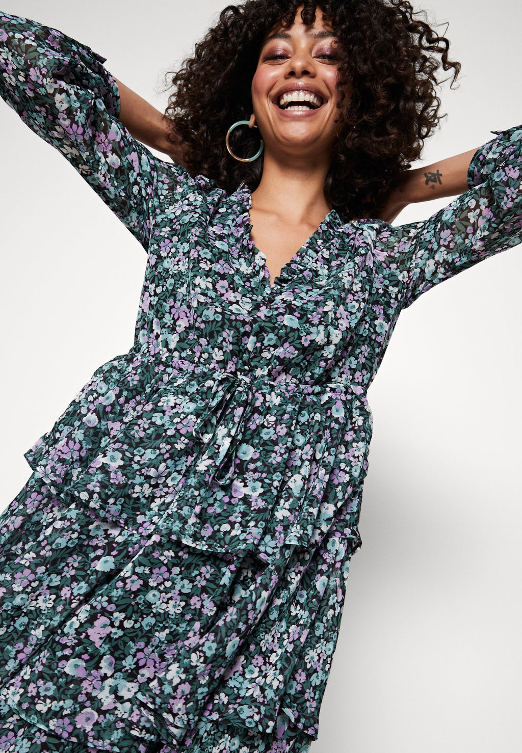 VILA VIASTARS MIDI DRESS