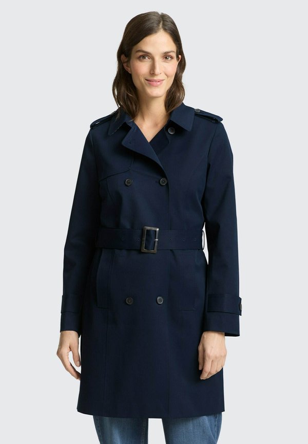 TOM TAILOR AUS WASSERABWEISENDEM MATERIAL - Trenchcoat - sky captain blue
