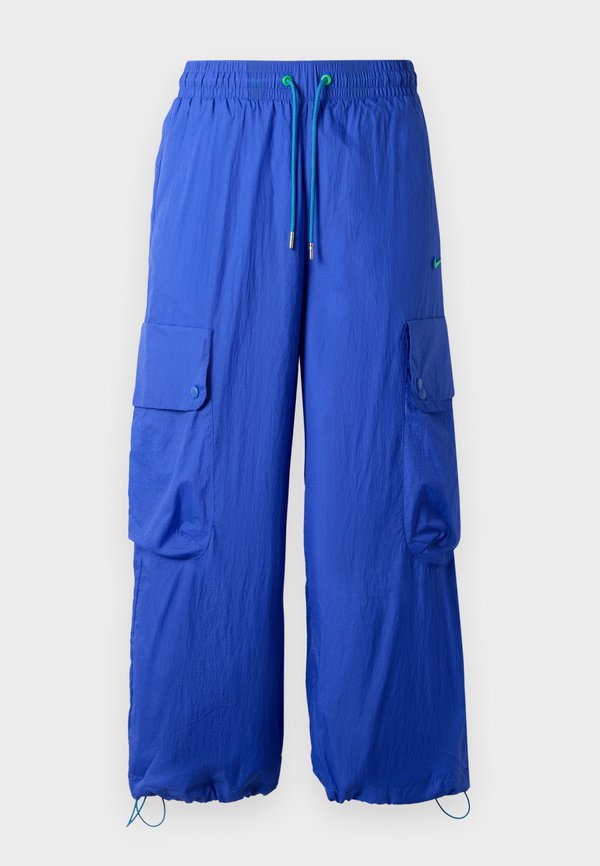 Nike Sportswear M NK PF TRANSPARENT CARGO PANT - Tracksuit bottoms - hyper royal/hyper pink/green shock/(green shock)
