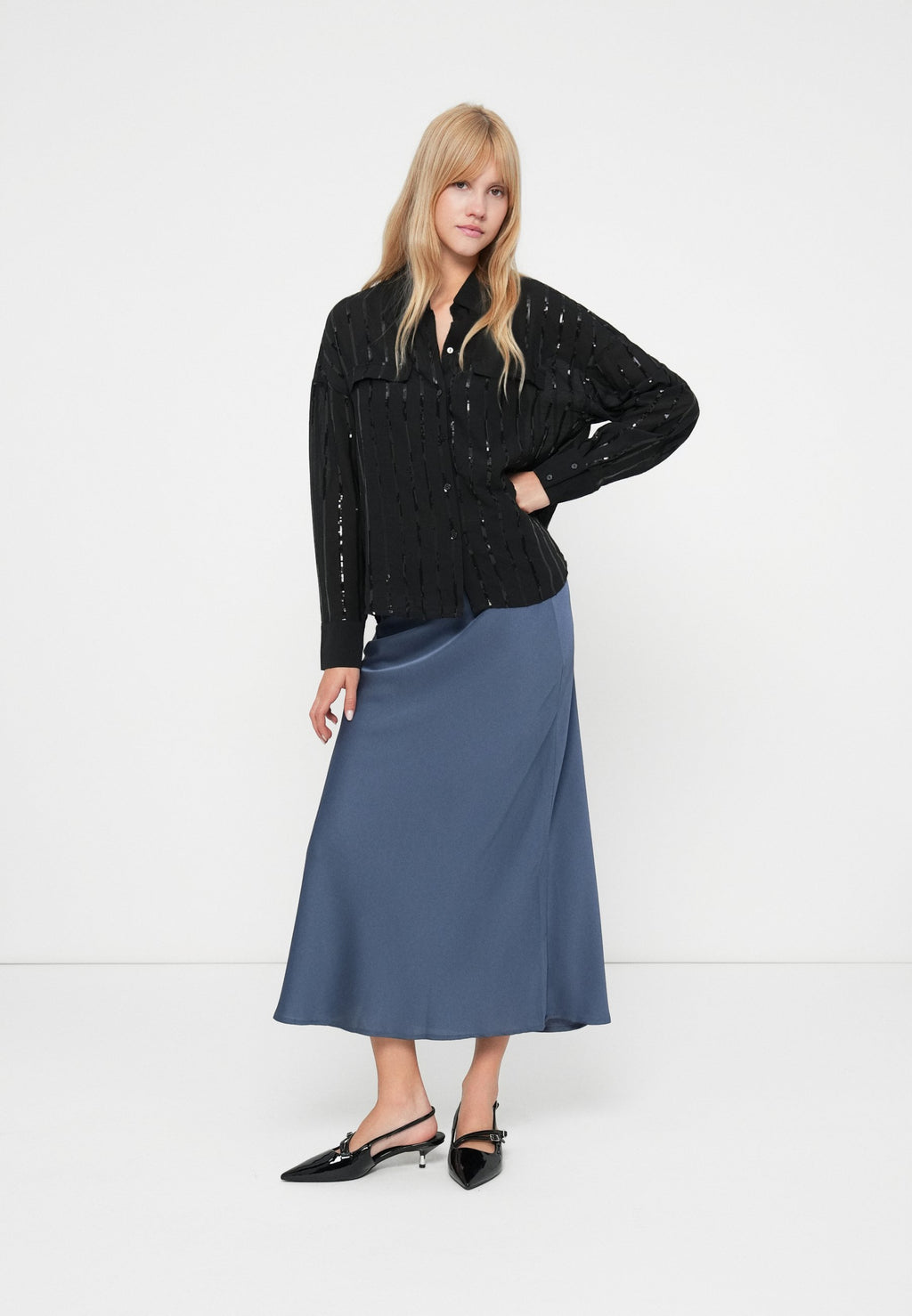 VILA VILOVANA STRIPE SHIRT