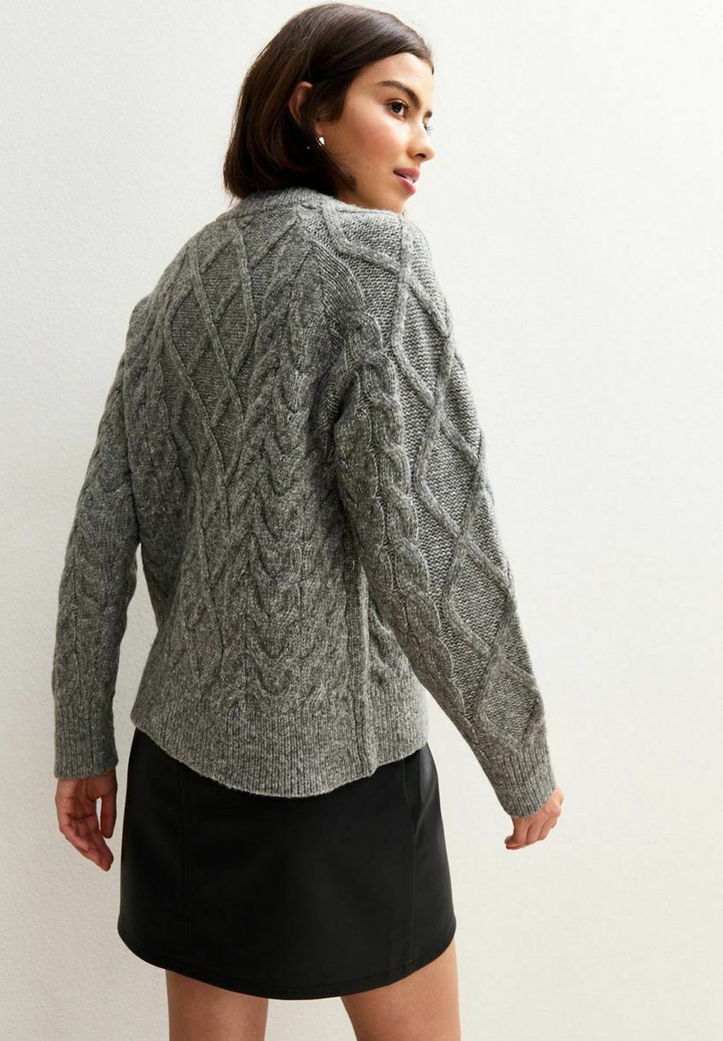 New Look CABLE CREW NECK