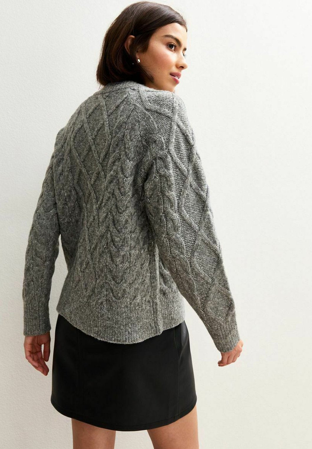 New Look CABLE CREW NECK