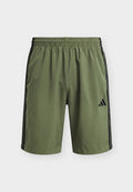 adidas Sportswear ESSENTIALS 3-STRIPES CHELSEA LITE SHORTS - Sports shorts - olive four/black