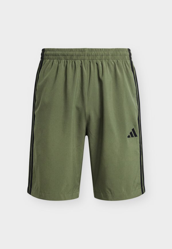 adidas Sportswear ESSENTIALS 3-STRIPES CHELSEA LITE SHORTS - Sports shorts - olive four/black