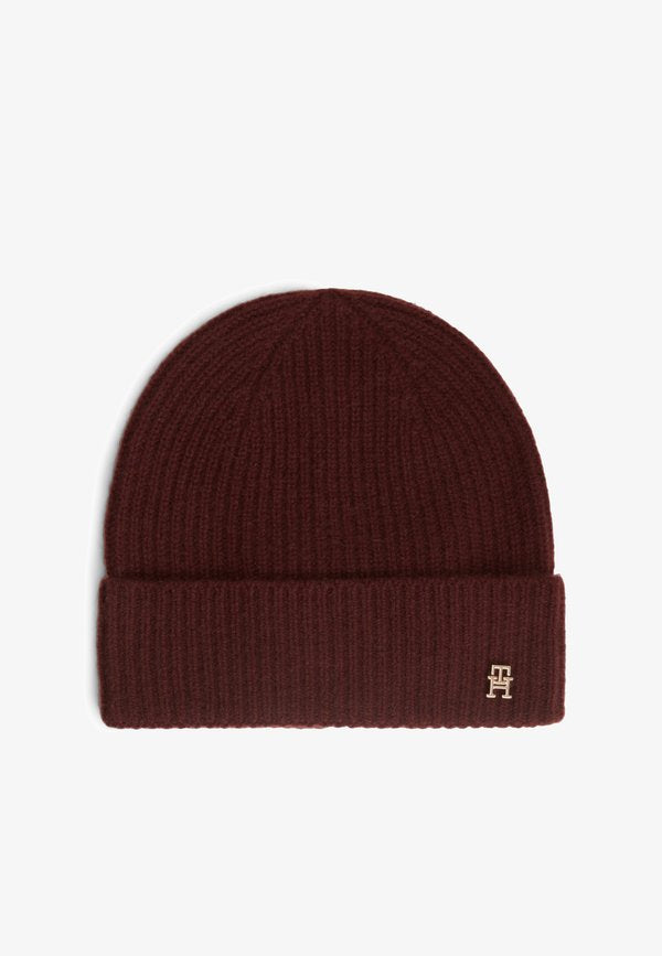Tommy Hilfiger Beanie - deep burgundy
