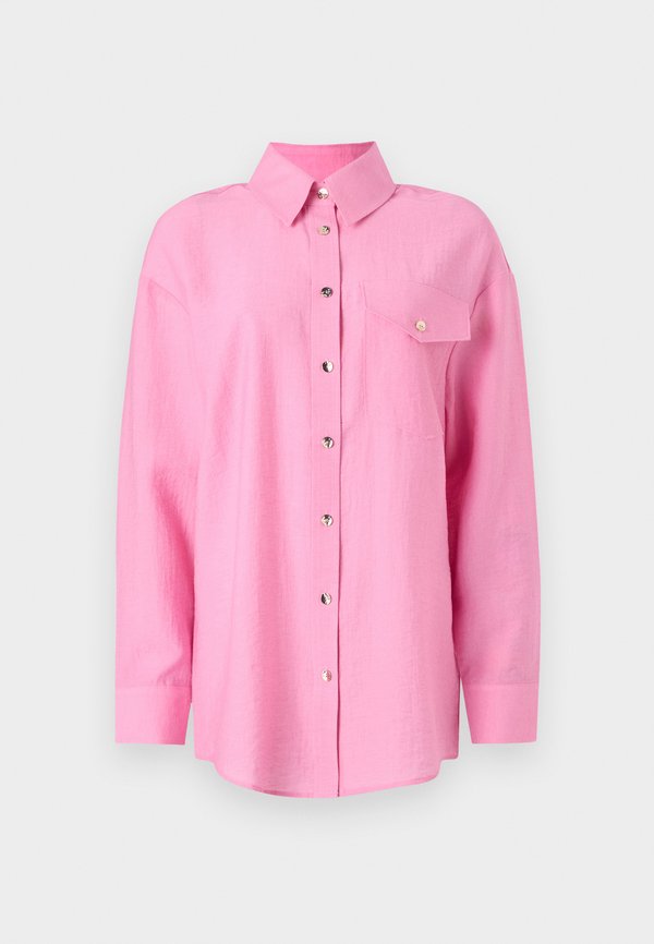 ONLY ONLTANIA - Button-down blouse - fuchsia pink