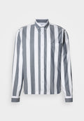 STRIPED CROPPED SHIRT Media 1