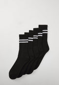 Jack & Jones JACREGEN TENNIS SOCK 5 PACK  - Socks - black