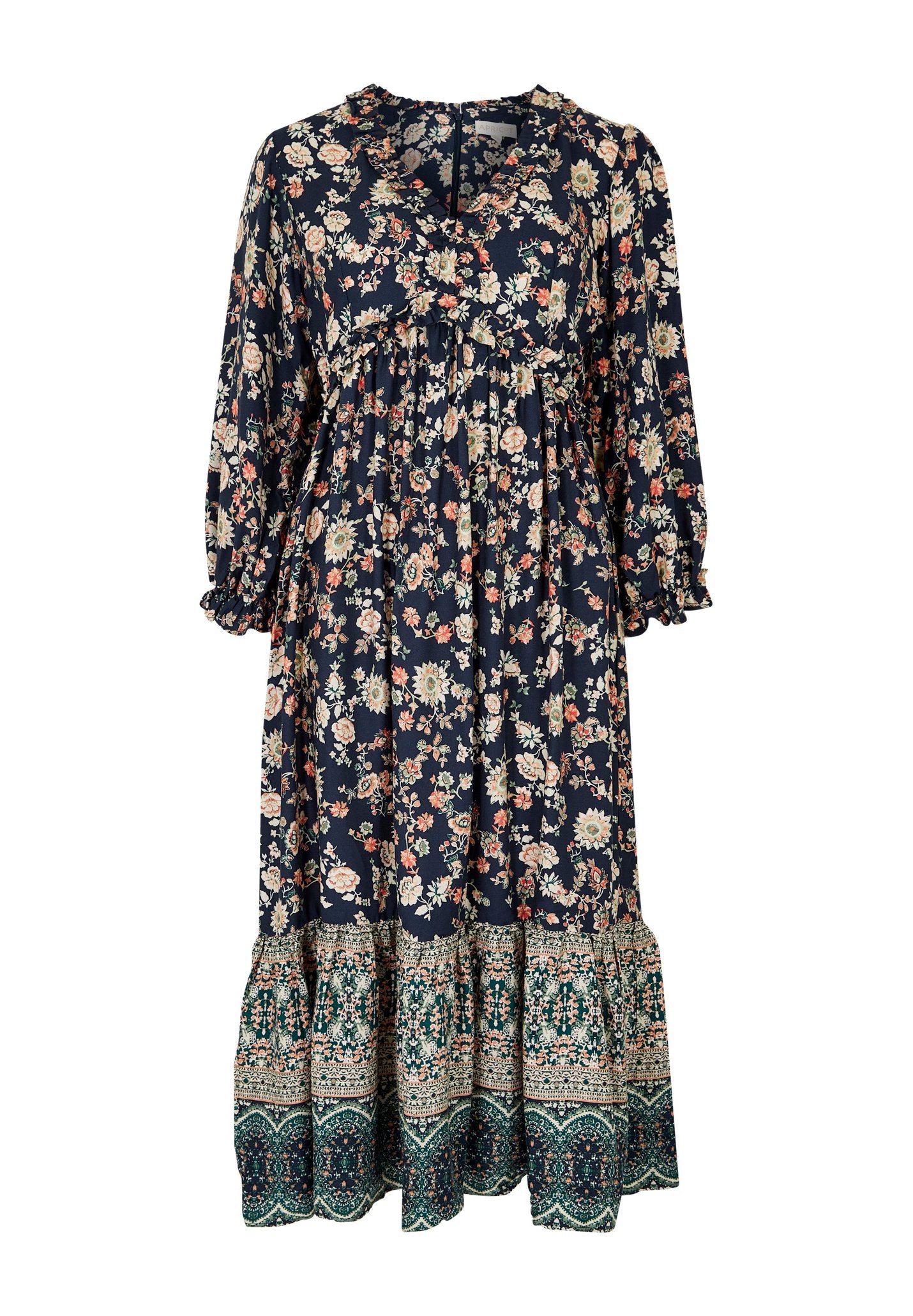 Apricot SARASA RUFFLE MIDI