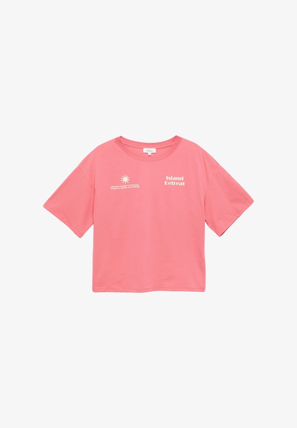 s.Oliver T-SHIRT - Print T-shirt - pfirsich