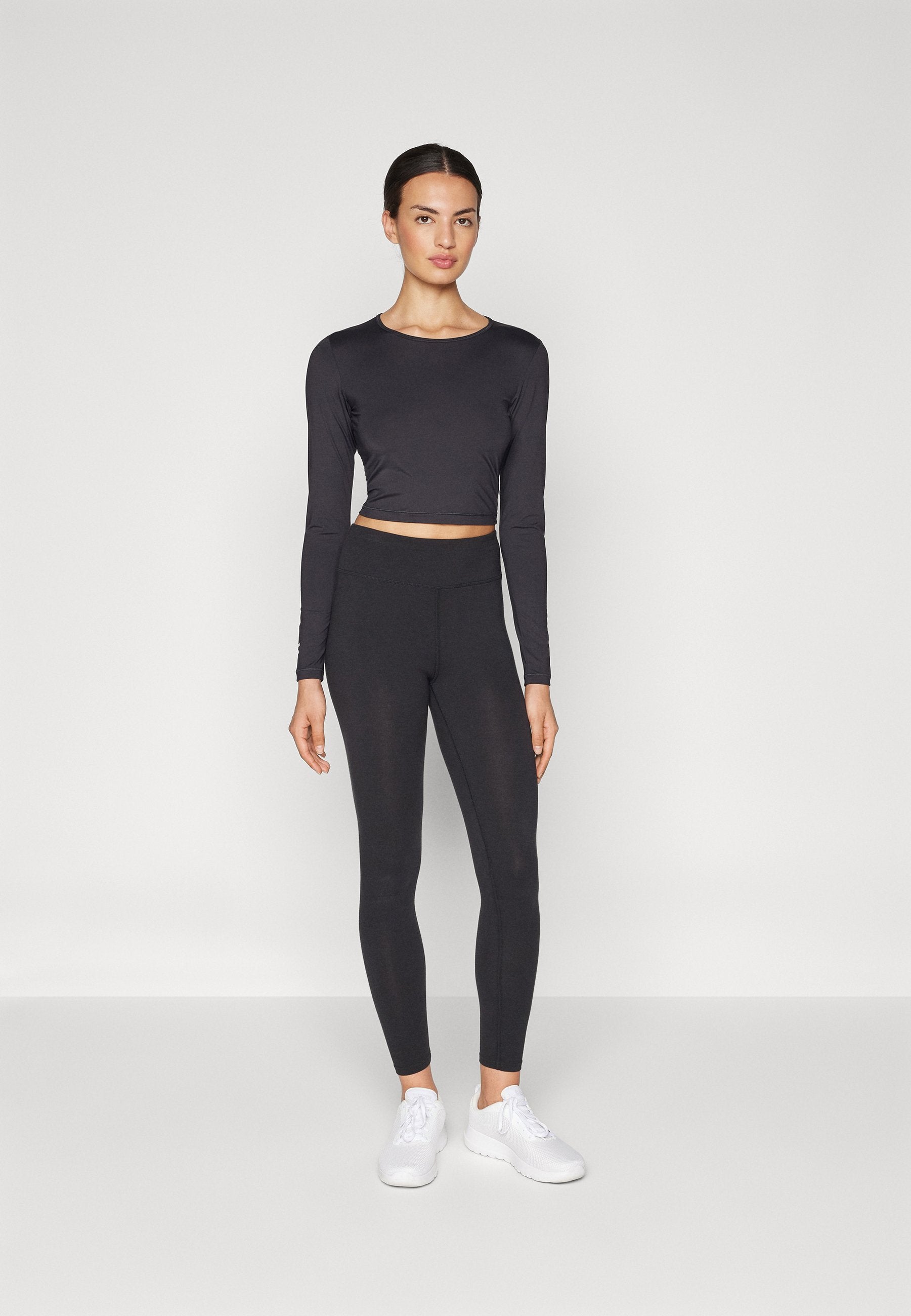 Casall GRAPHIC CROP LONG SLEEVE