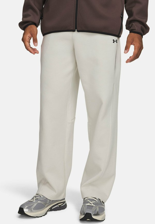 Under Armour UNSTOPPABLE FLEECE - Tracksuit bottoms - summit white