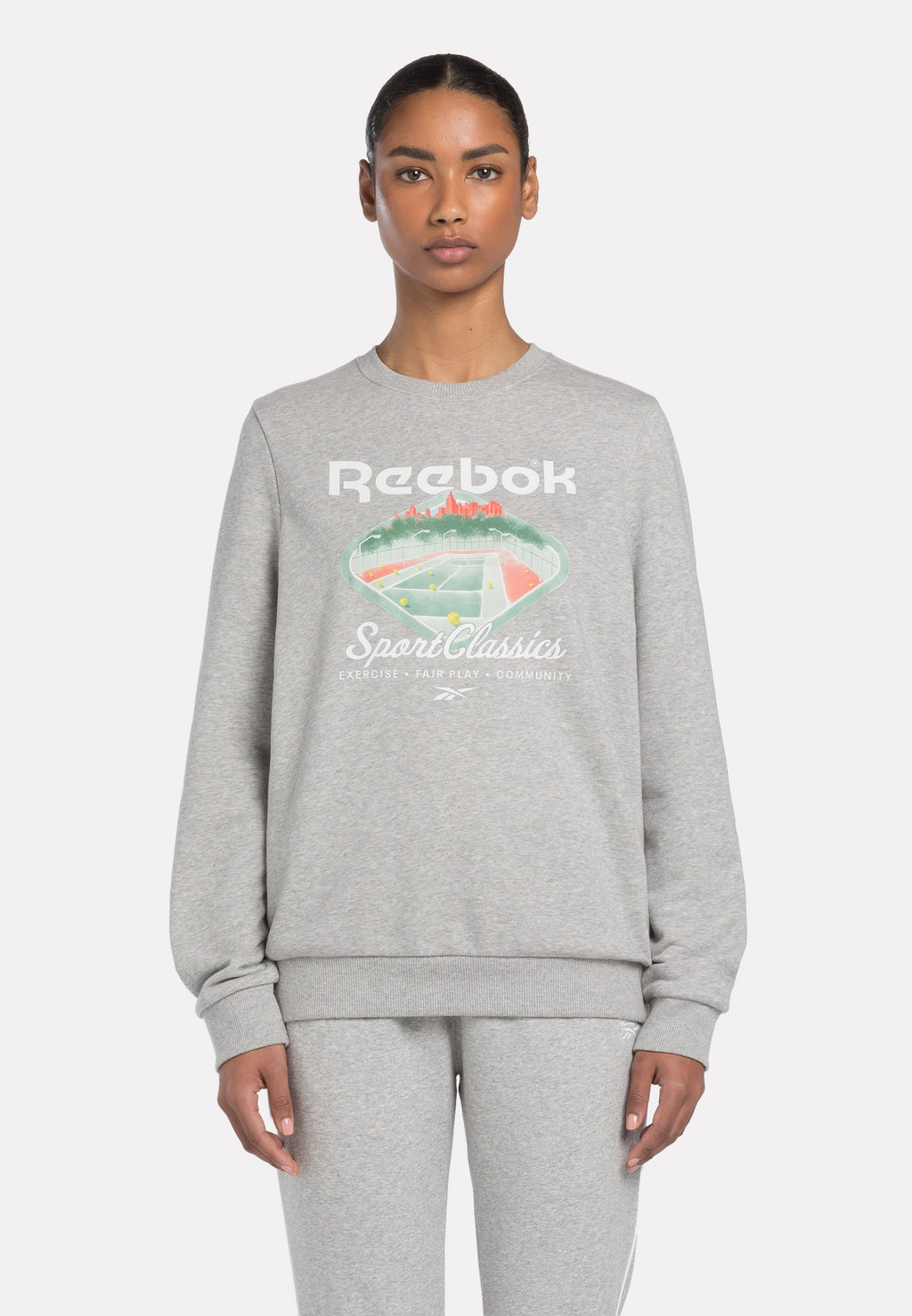 Reebok LONG SLEEVE COURT FRENCH