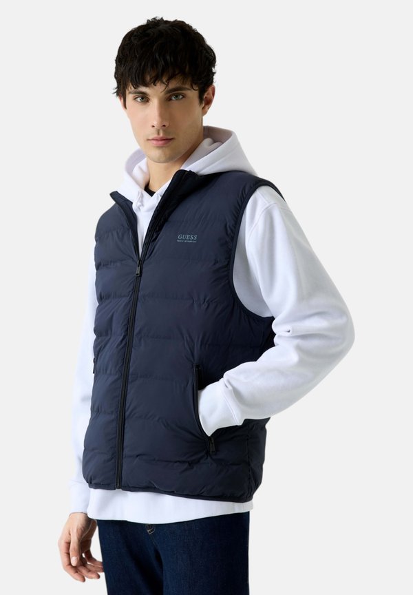 Guess GILET - Waistcoat - blue