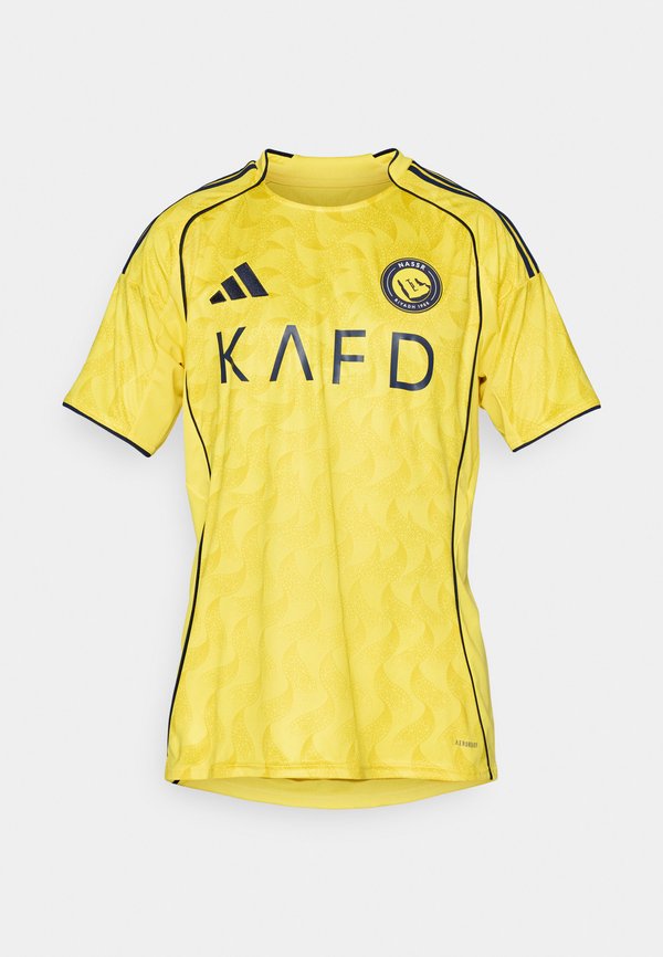 adidas Performance AL NASSR FC 2025/2026 HOME REPLICA JERSEY - Club wear - impact yellow/night indigo