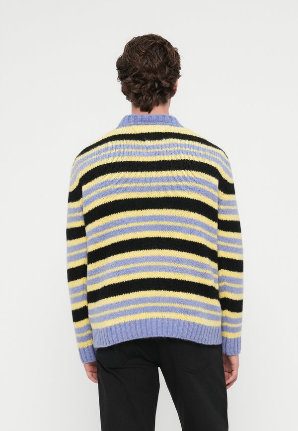 Tommy Jeans LOGO EMBROIDERY STRIPE JUMPER WITH ALPACA
