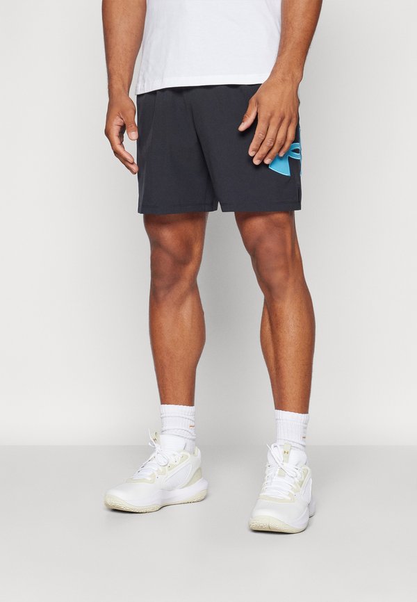 Under Armour ZONE SHORT - Sports shorts - black/ether blue