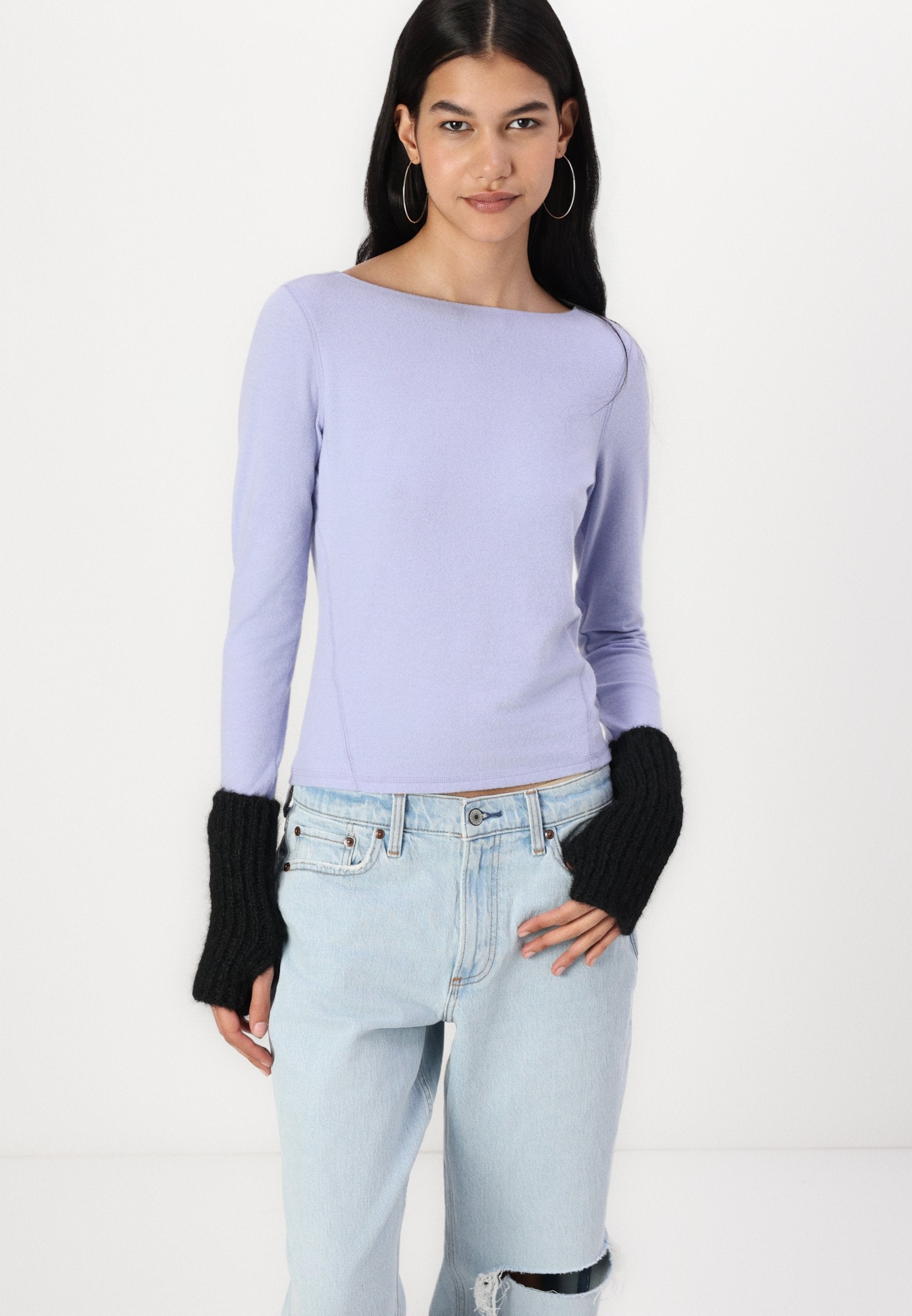 Abercrombie & Fitch Low rise baggy jeans