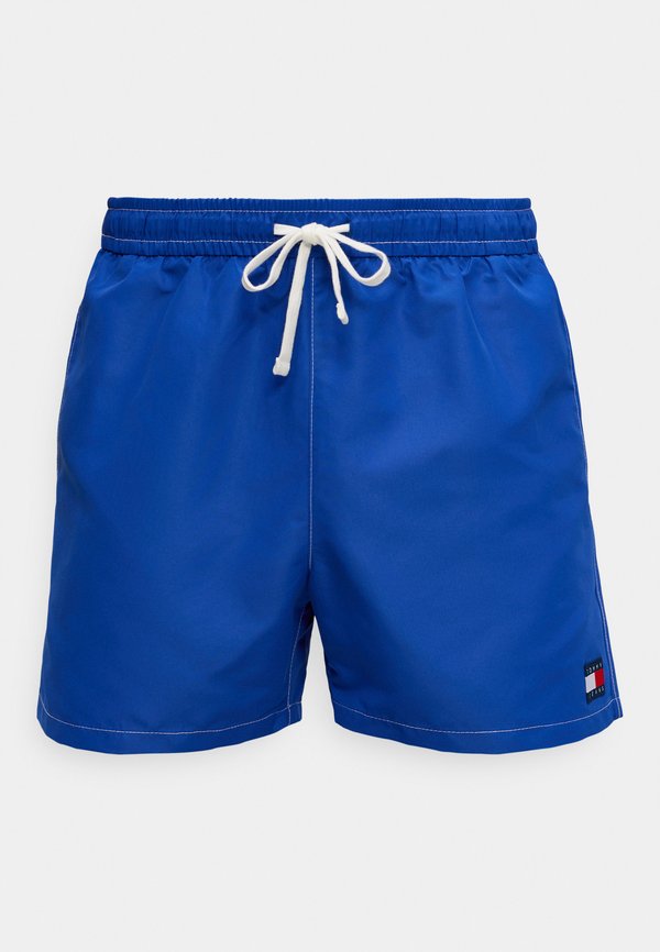 Tommy Hilfiger HERITAGE LOGO MID LENGTH  - Swimming shorts - fizzy blue