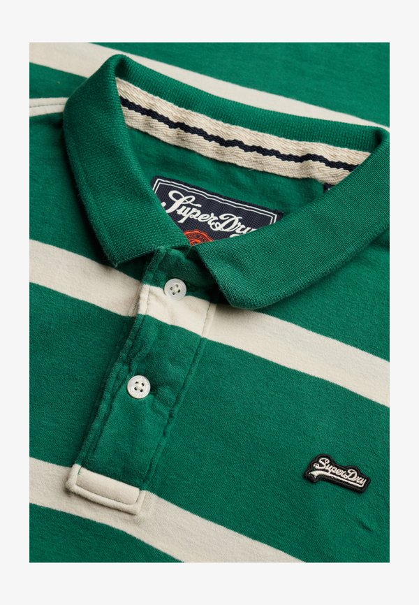 Superdry & Co VINTAGE STRIPE - Polo shirt - green stripe