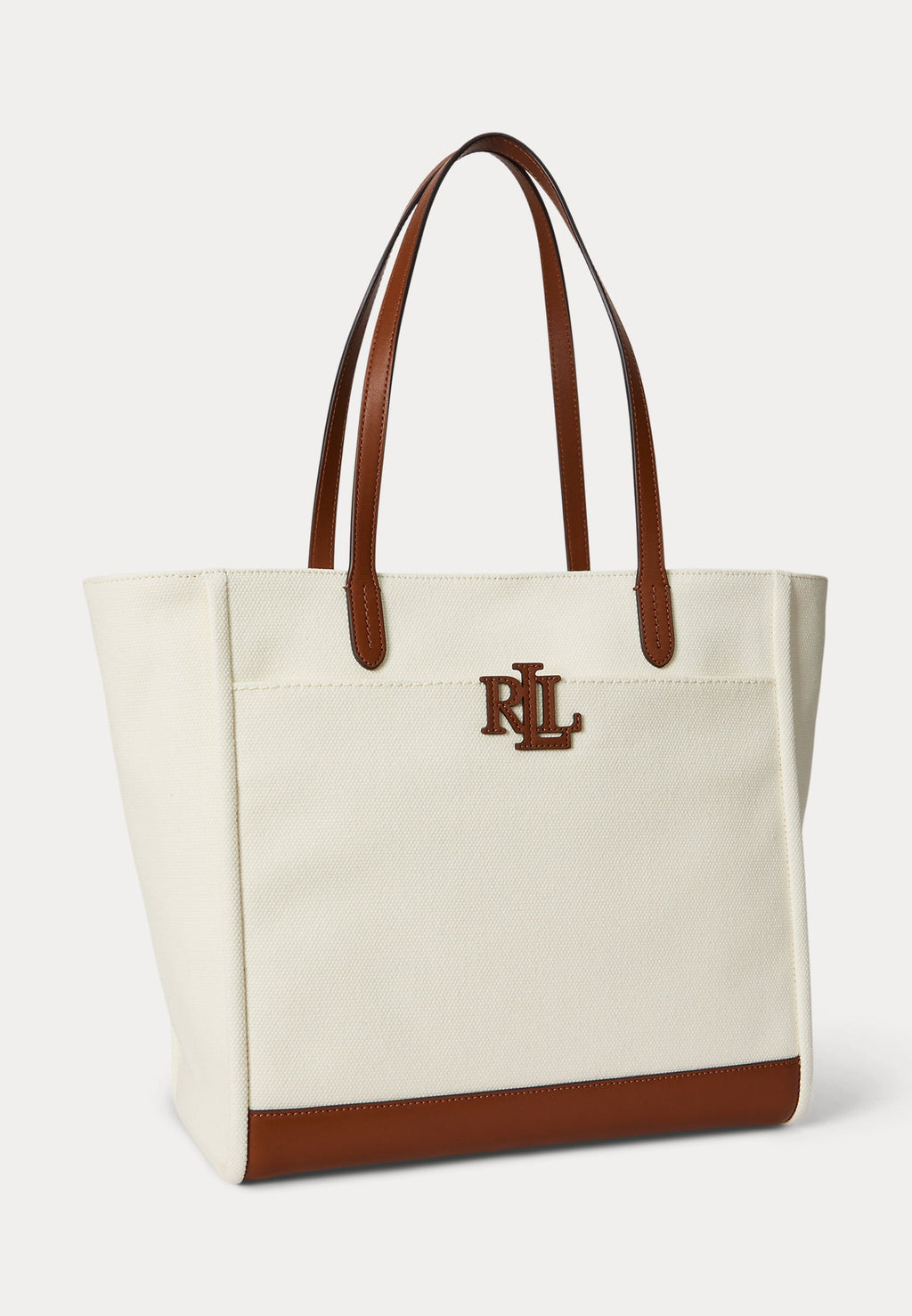 Lauren Ralph Lauren CANVAS LARGE CAMERYN TOTE BAG