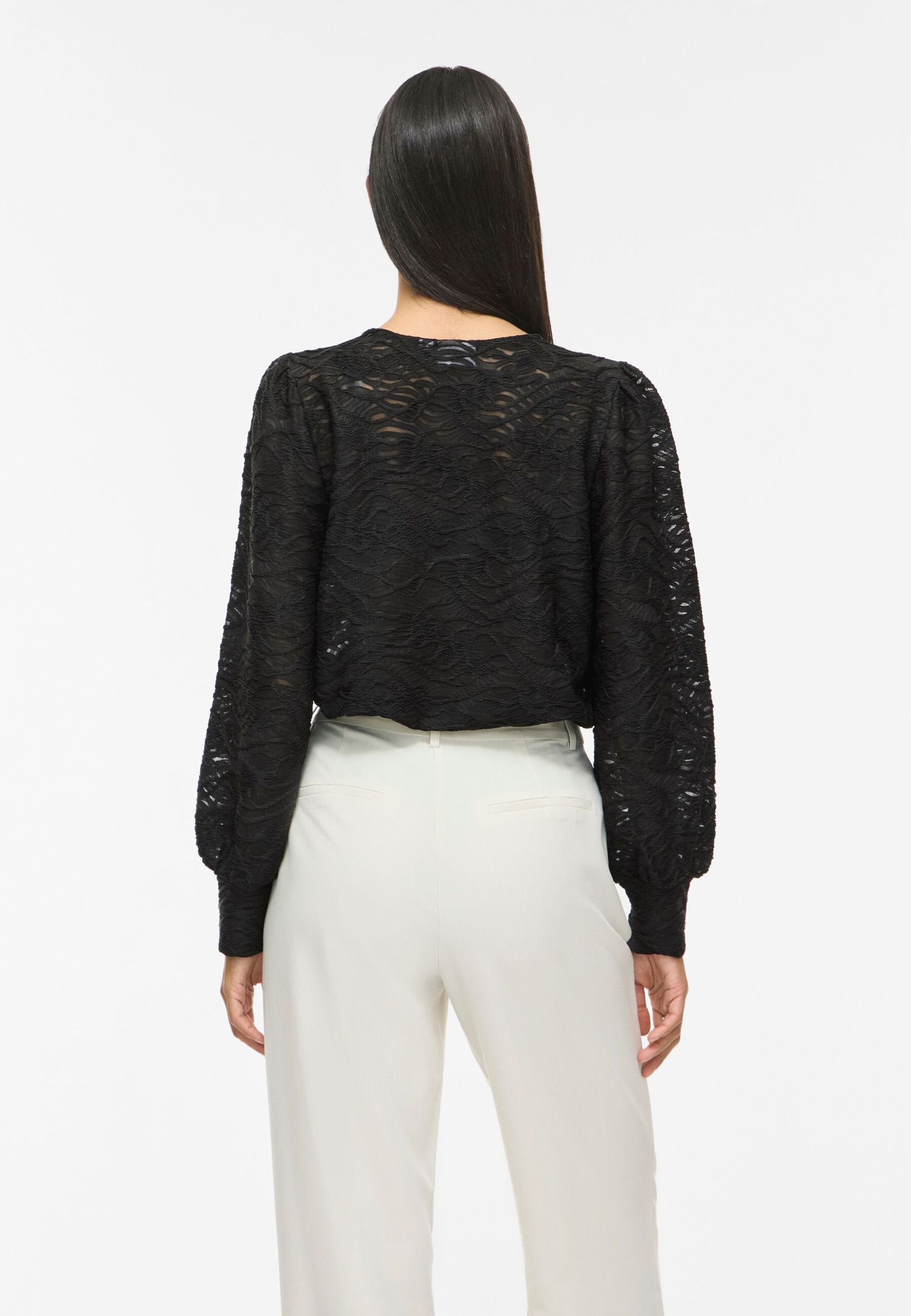 VILA VIFINA L/S O-NECK TOP - NOOS