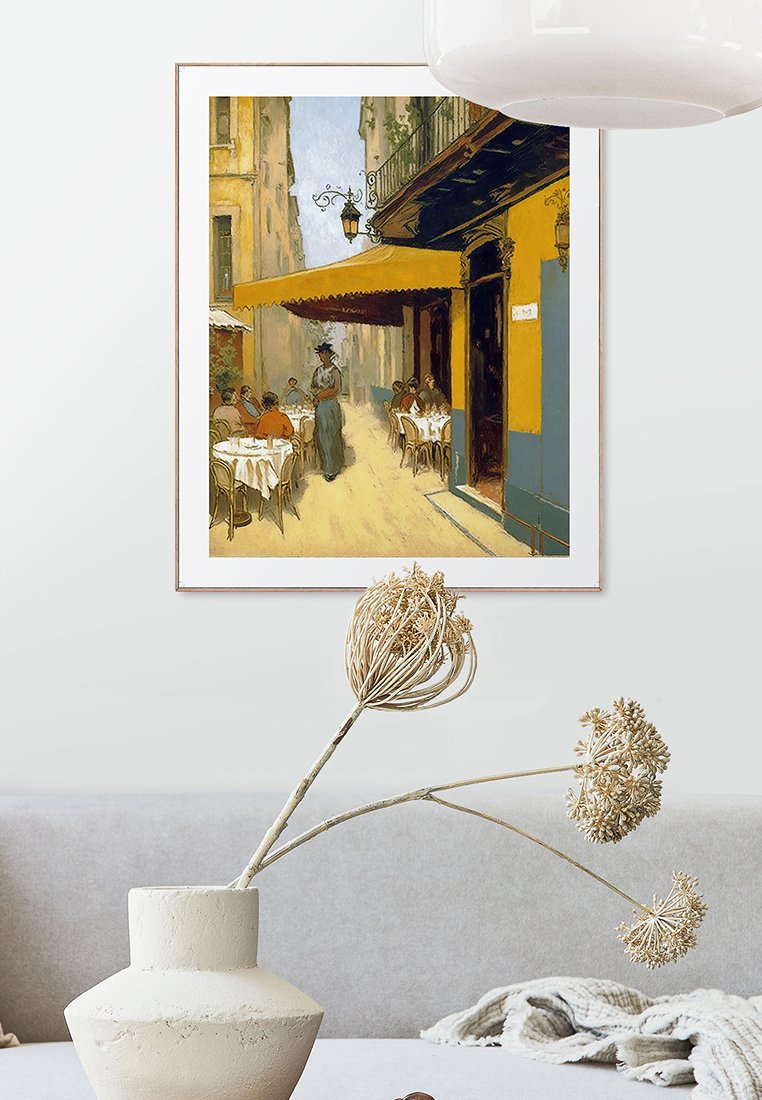 Orange Wallz FRENCH TERRACE I