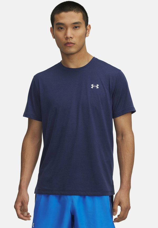 Under Armour LAUNCH - Sports T-shirt - washed navy