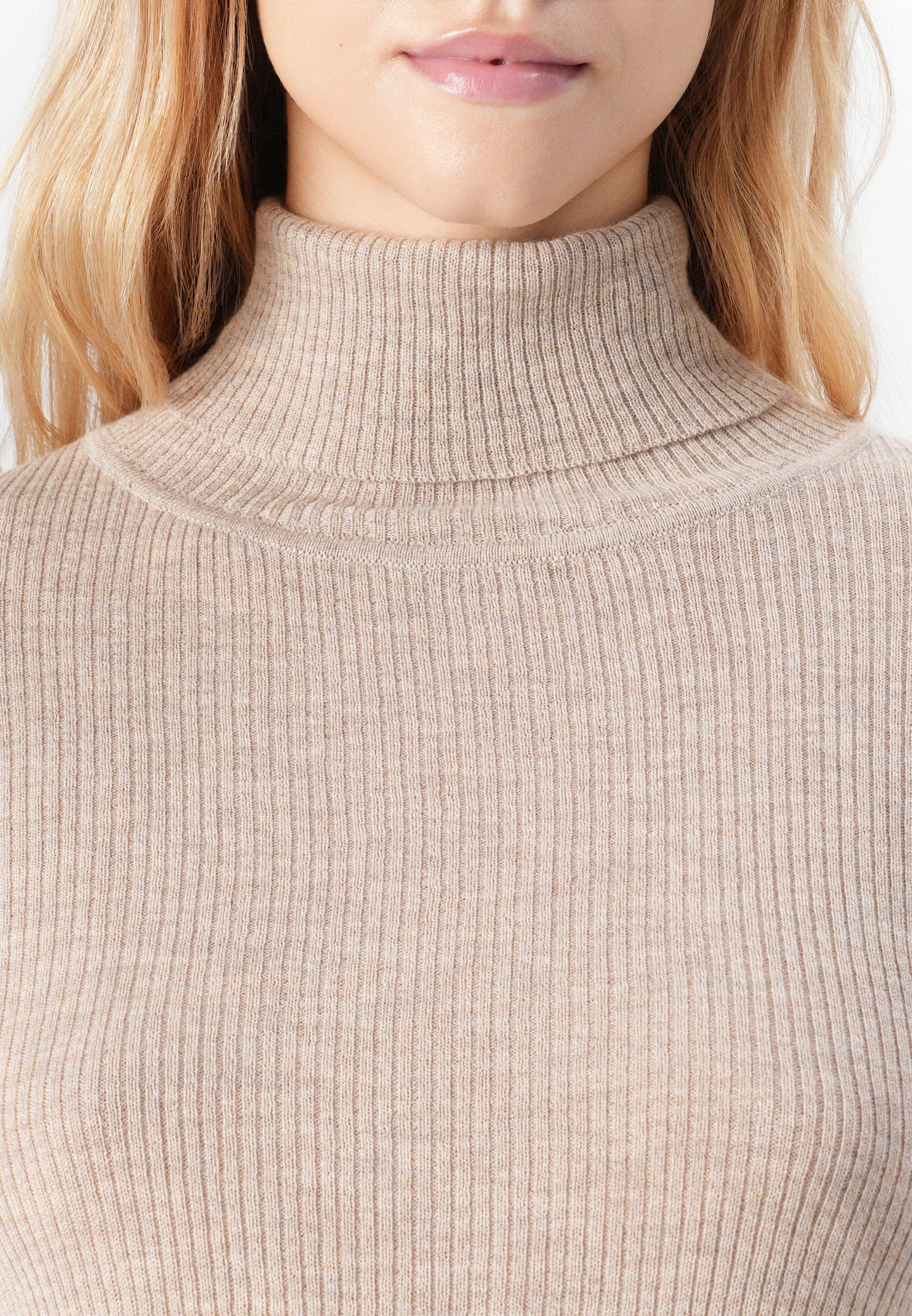 Selected Turtleneck Wool Blend