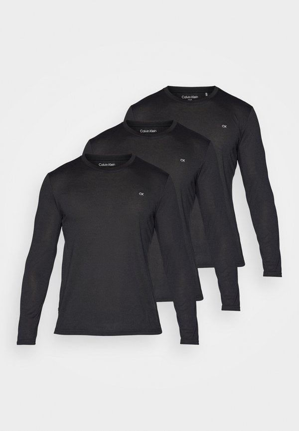 Calvin Klein Golf ASSORTED LONG SLEEVE 3 PACK - Long sleeved top - black
