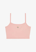 Calvin Klein Jeans CROP STRAP TANK PRIDE - Top - coral cloud