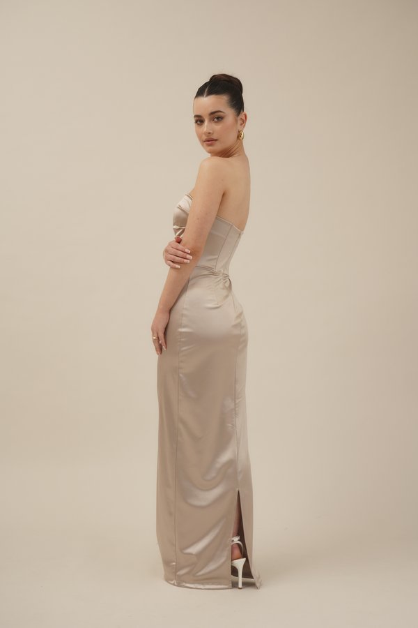 WAL G PETITE TALLY BANDEAU  DRESS