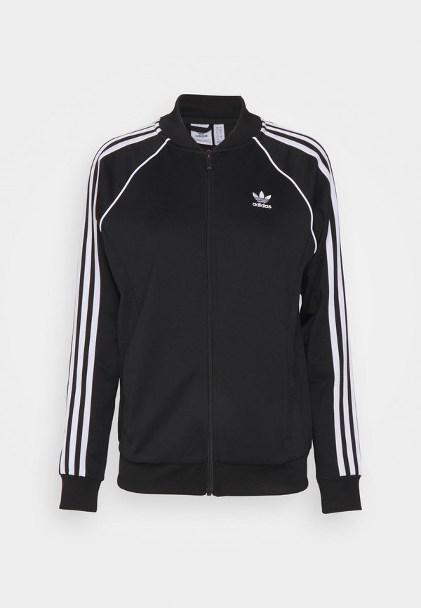 adidas Originals ADICOLOR CLASSICS SUPERSTAR TRACK - Zip-up sweatshirt - black