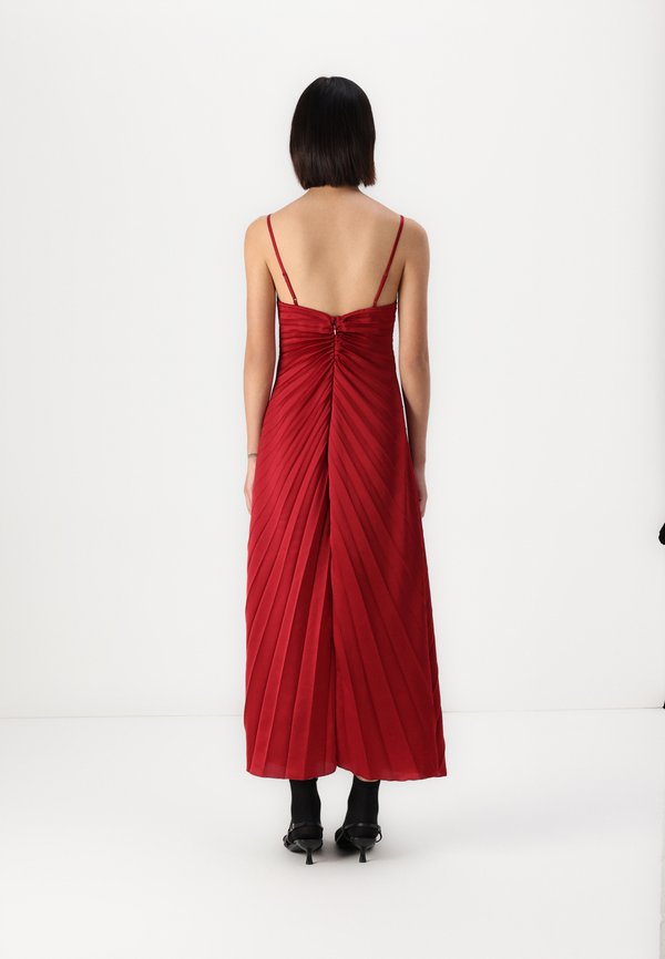 Abercrombie & Fitch The A&F Giselle Sunburst Pleated Maxi Dress