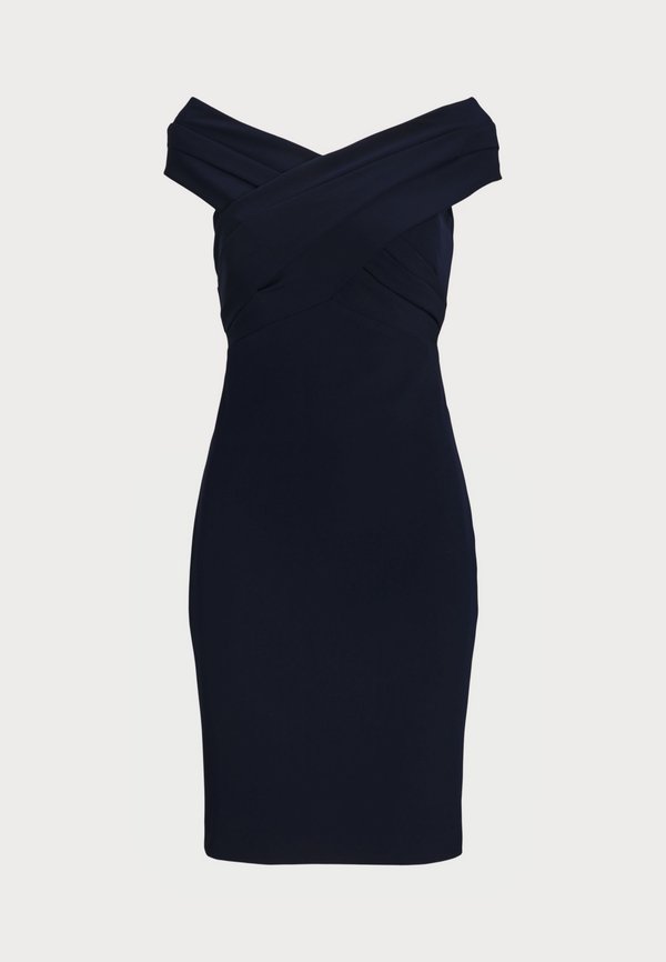 Lauren Ralph Lauren CREPE OFF-THE-SHOULDER COCKTAIL DRESS