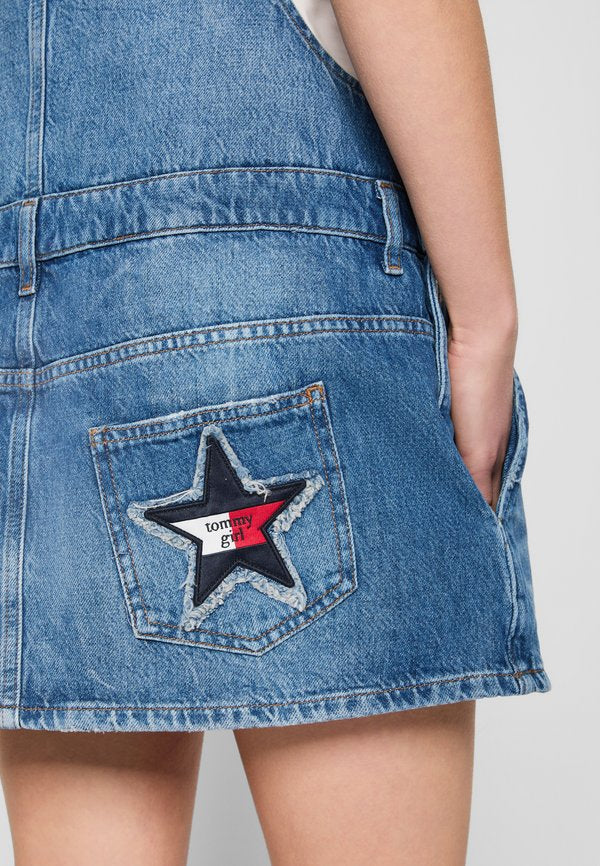 Tommy Jeans GIRL DUNGAREE DRESS